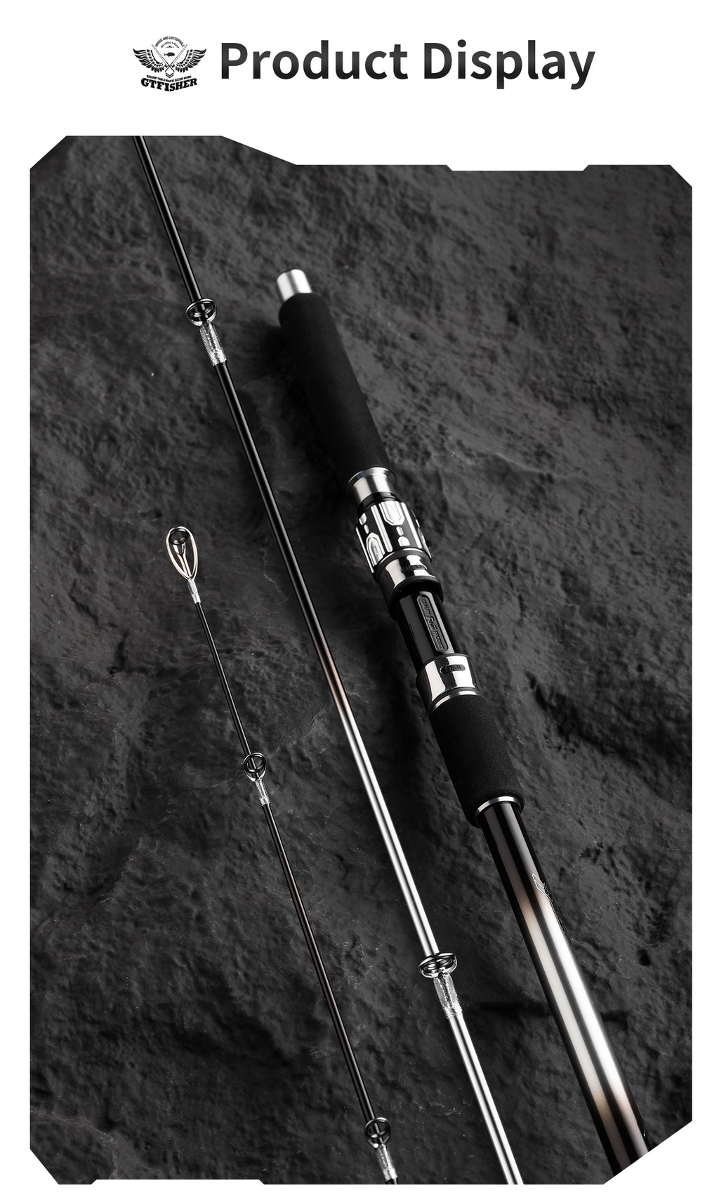 Ecooda Steel Cable GT711 Light Popping Rod