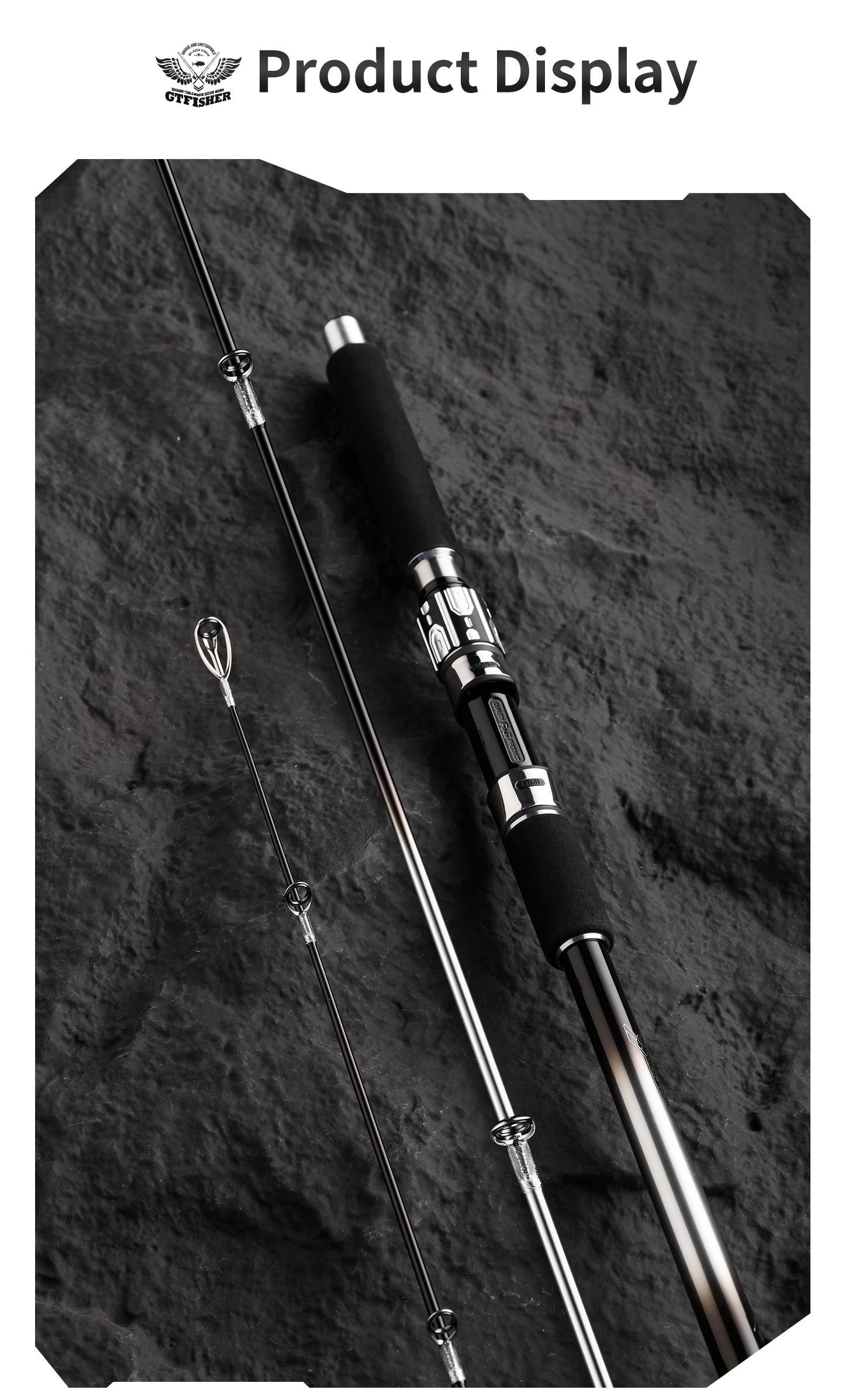 Ecooda Steel Cable GT711 Light Popping Rod