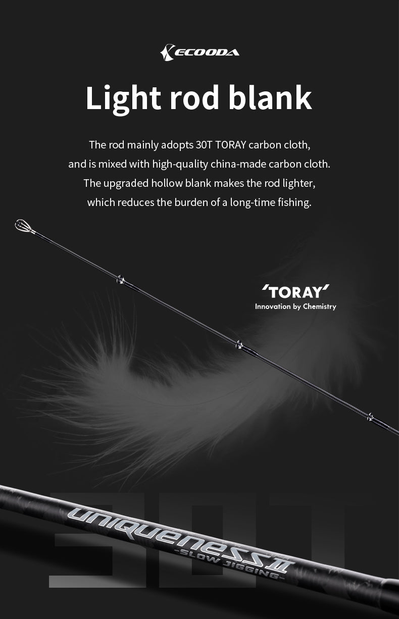 Ecooda Uniqueness II Slow Jigging Rod