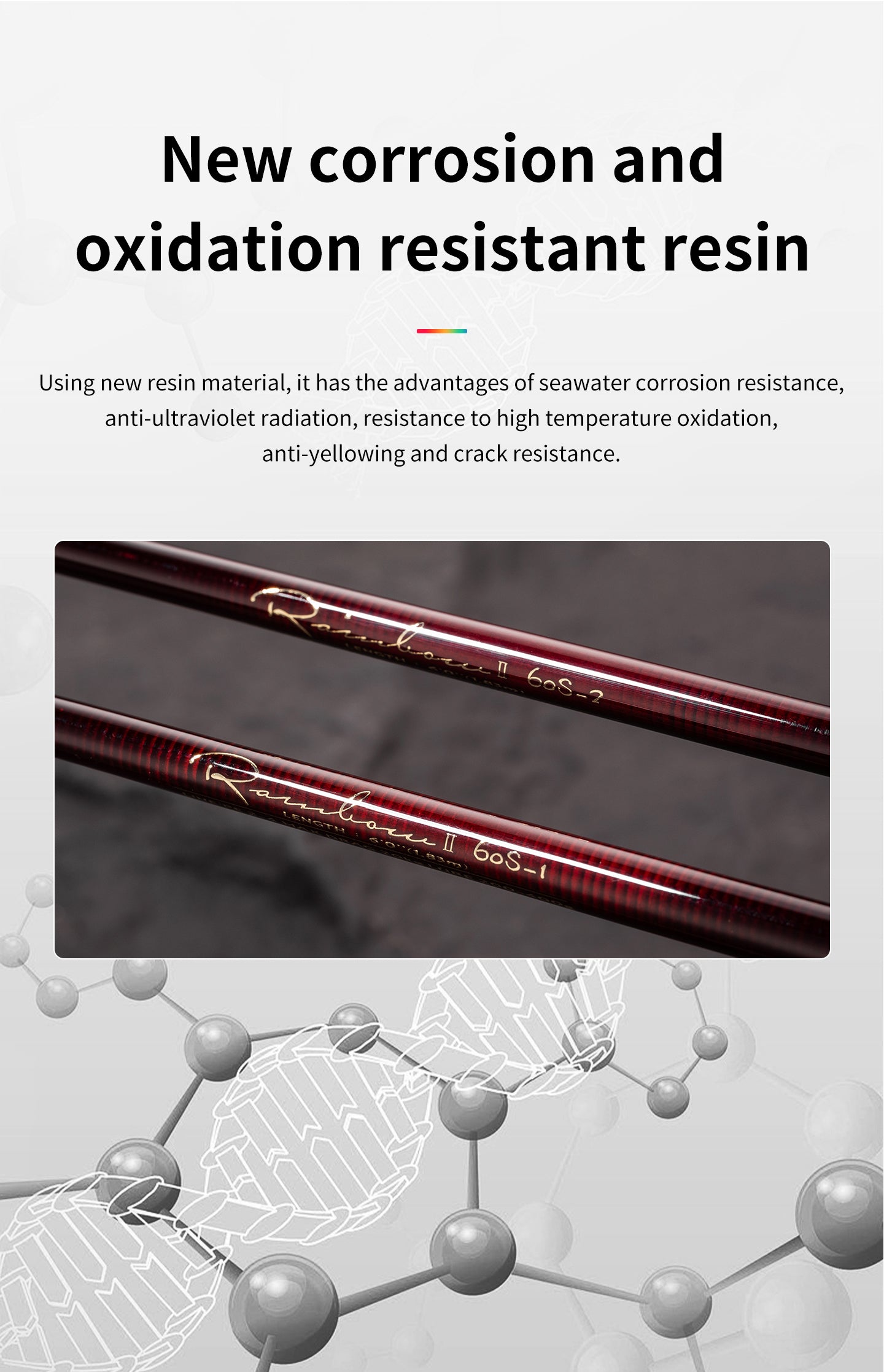 Ecooda Rainbow II Full Solid Slow Jigging Rod