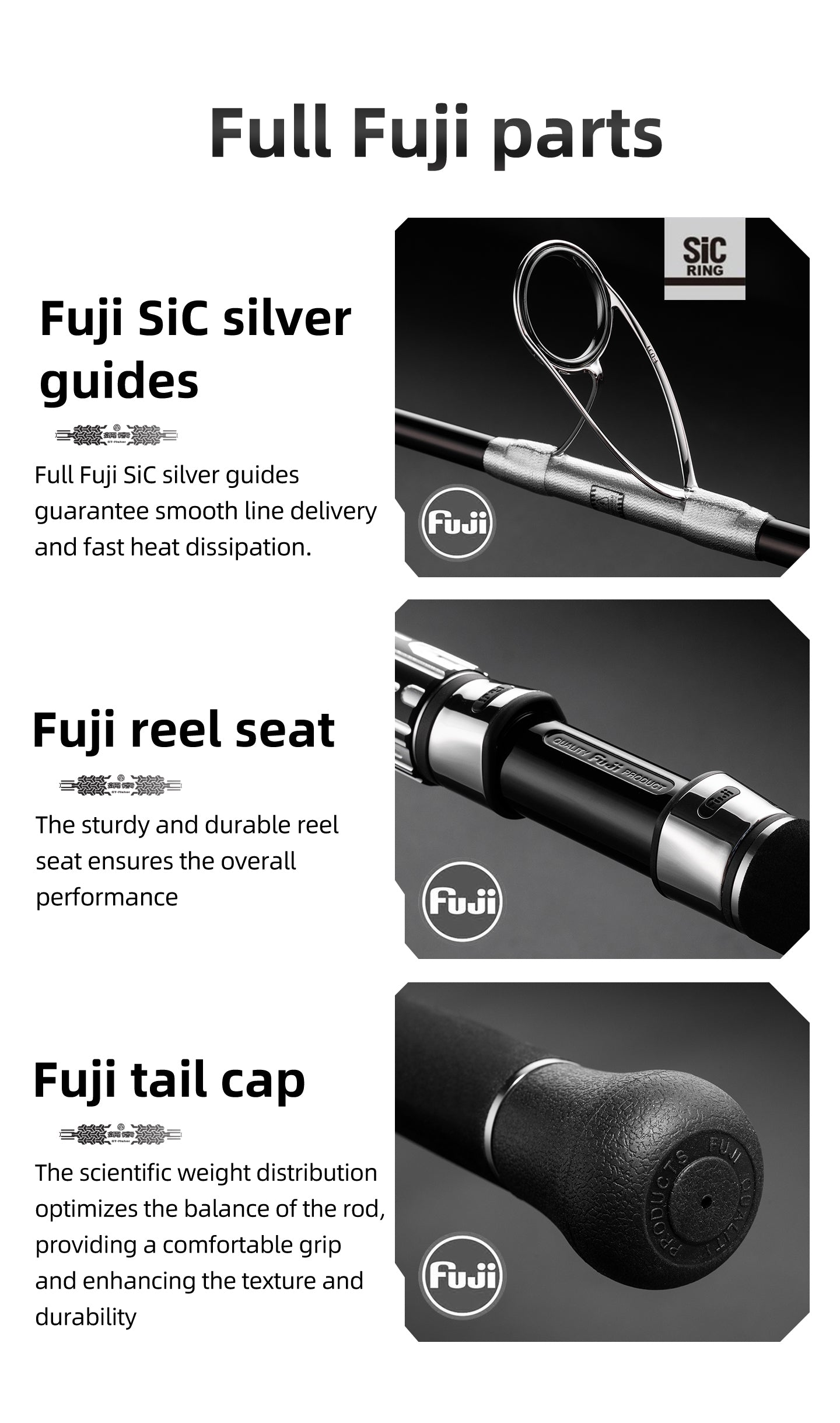 Ecooda Steel Cable GT711 Light Popping Rod