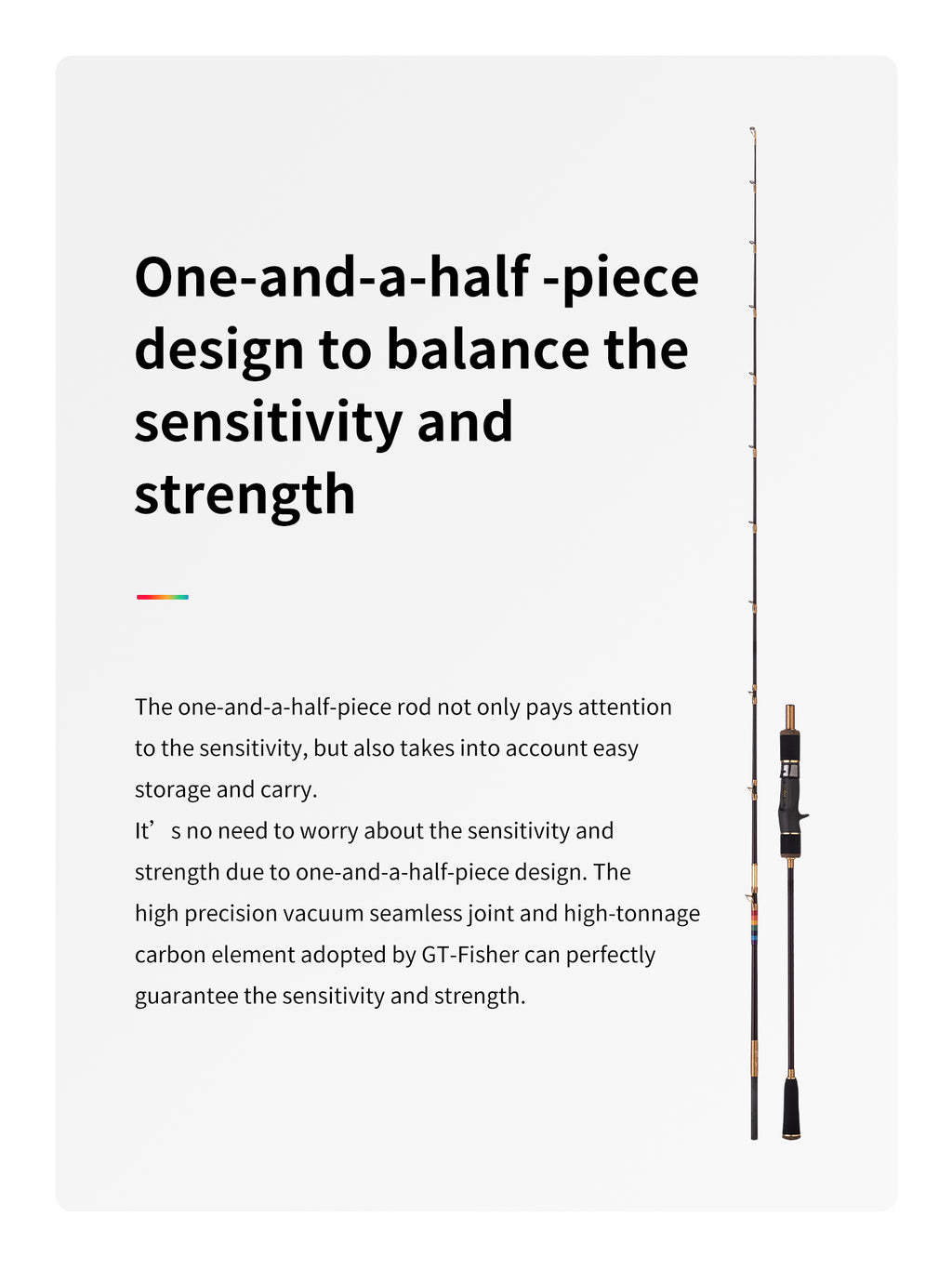 Ecooda Rainbow II Full Solid Slow Jigging Rod