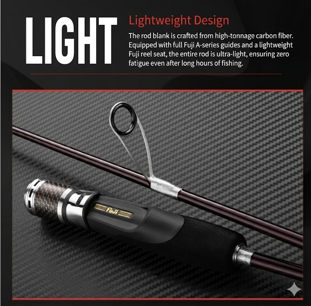 Haizhou Series Solid & Hollow Slow Jigging Rod Specifications