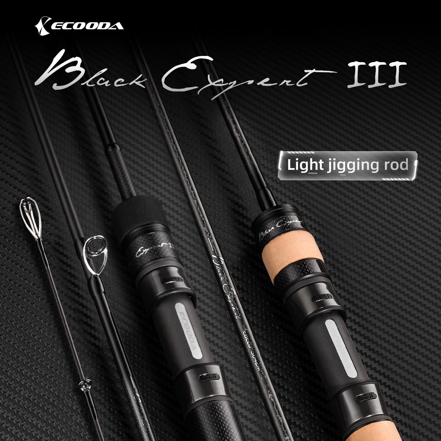 Ecooda Black Expert III Light Jigging Rod & Slow Jigging Rod