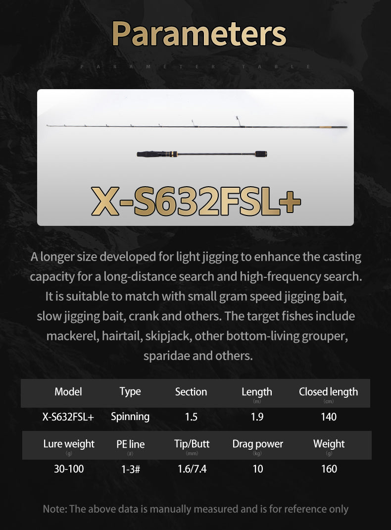 Ecooda Star Flamei Fullsolid Slowjigging Rod