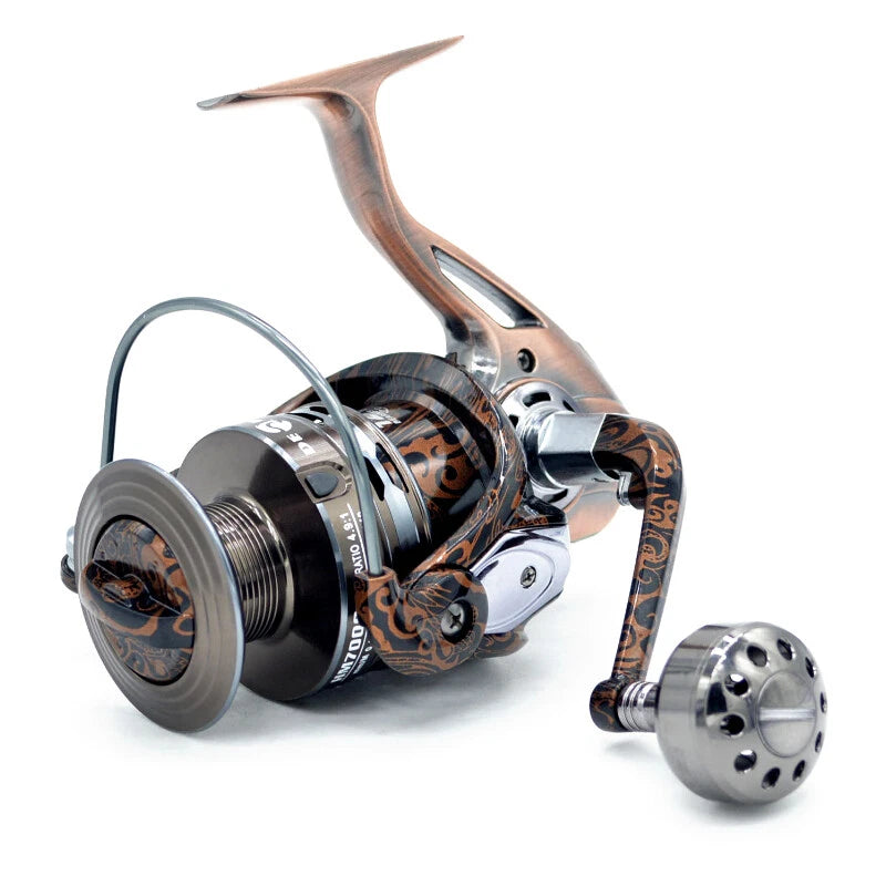 Spinning Fishing Reel 5+1 Bearings Aluminum Body