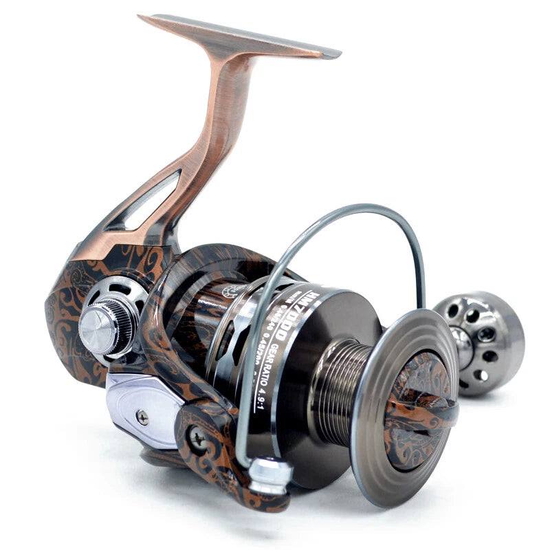 Spinning Fishing Reel 5+1 Bearings Aluminum Body