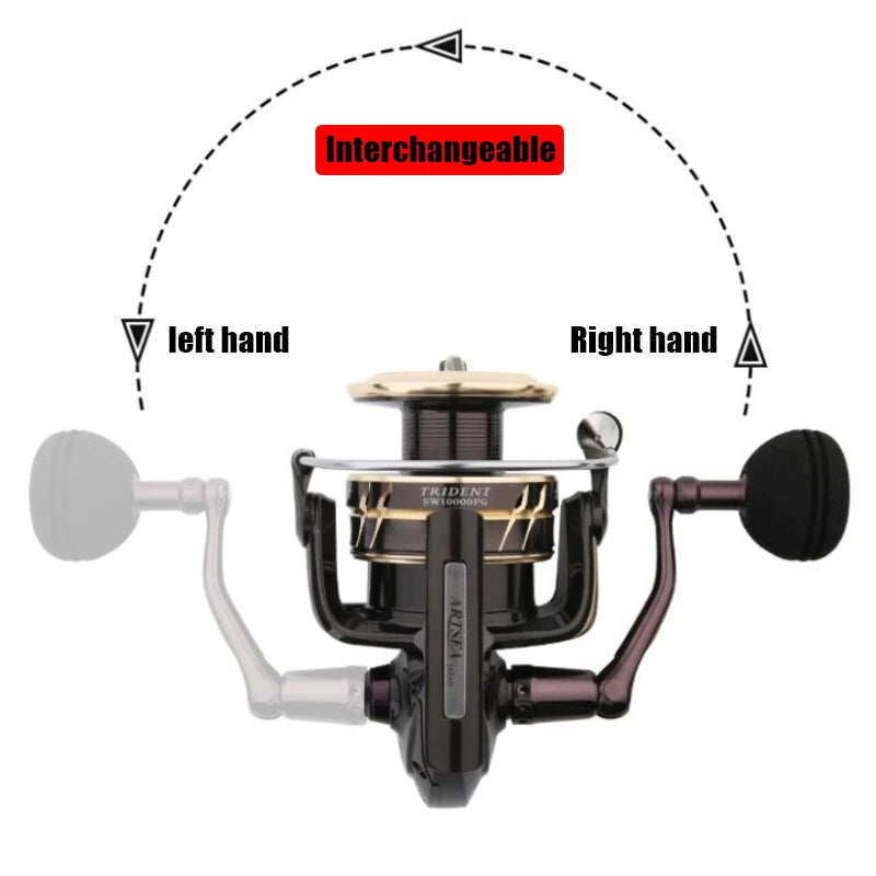 Saltwater Spinning Fishing Reel Available in 4.3:1 Gear Ratio